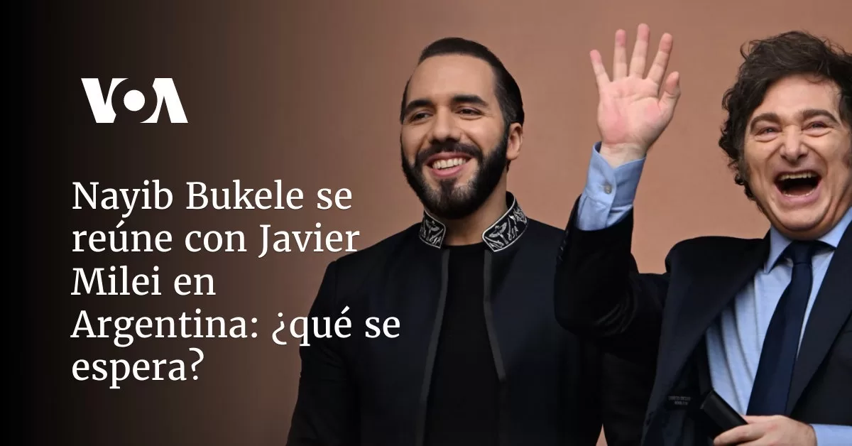 Nayib Bukele se reúne con Javier Milei en Argentina ¿Qué se espera del encuentro?