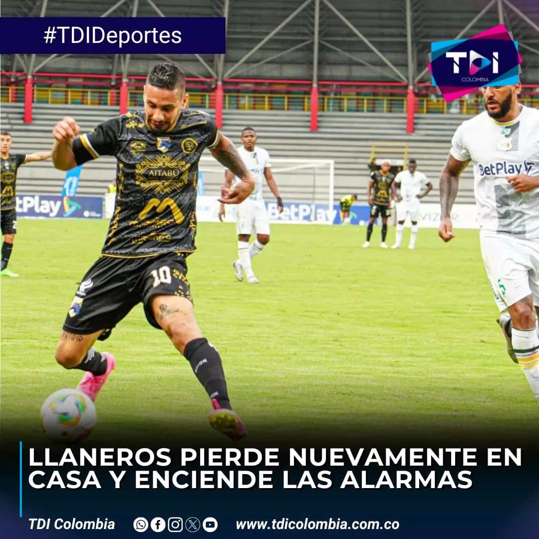 Llaneros FC pierde en casa y enciende las alarmas