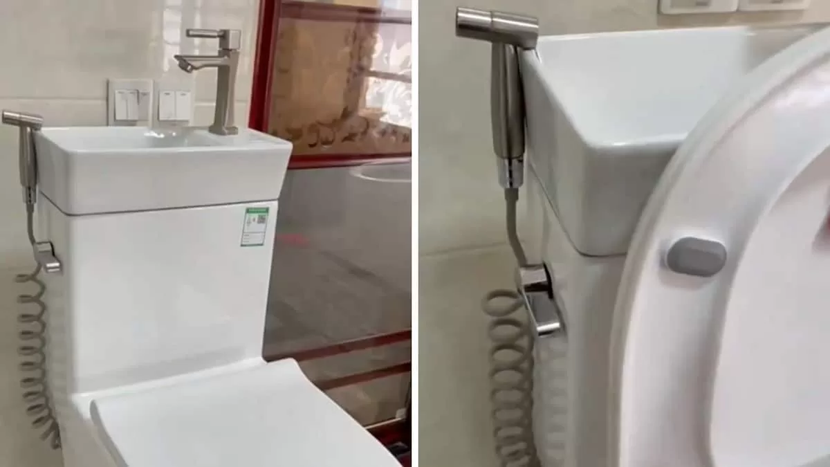 ¡El WC definitivo!, incorpora lavabo reutilizando el agua que usamos + elimina la necesidad de papel higiénico