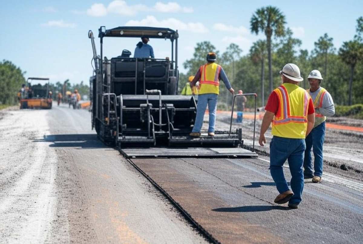 usar residuos radiactivos para construir carreteras