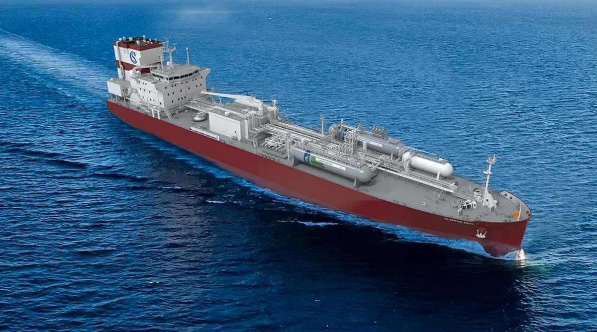 Naviera noruega prueba el primer barco del mundo con una instalación de captura de carbono a gran escala > captura CO2 de sus gases de escape y lo almacena en cubierta