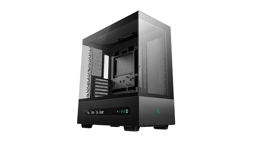 DeepCool presenta el gabinete CH690 Digital, con una pantalla lateral que muestra información del sistema en tiempo real