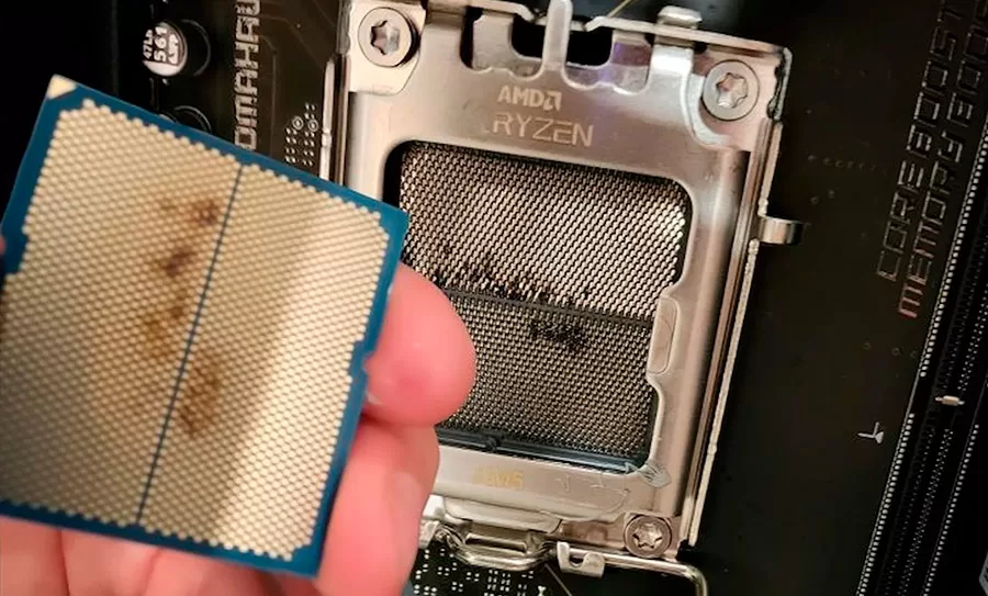 ¡Era obvio! Determinan que los Ryzen 7 9800X3D quemados se deben a errores de instalación del usuario