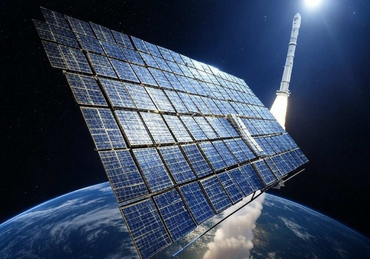 China planea un «increíble proyecto» para construir una central solar en el espacio > un kilómetro de ancho en órbita geoestacionaria capaz de recolectar energía solar sin interrupciones