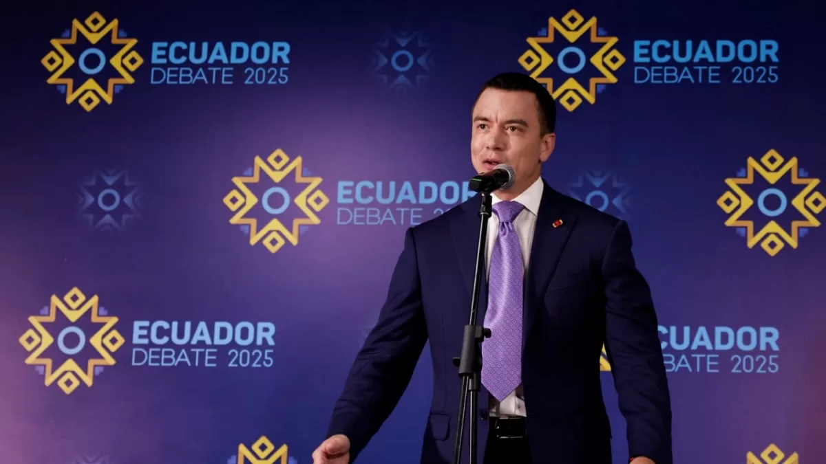 Presidente Noboa enfatiza avances en seguridad en Ecuador mientras busca la reelección