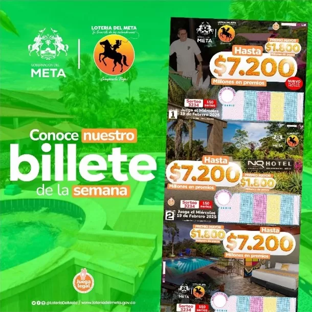 La Lotería del Meta lanza Gran Sorteo Promocional de ‘San Valentín’