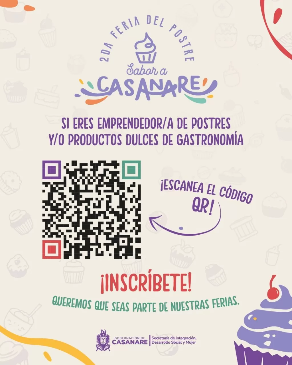 Convocatoria abierta para la Segunda Versión de la Feria del Postre “Sabor a Casanare”