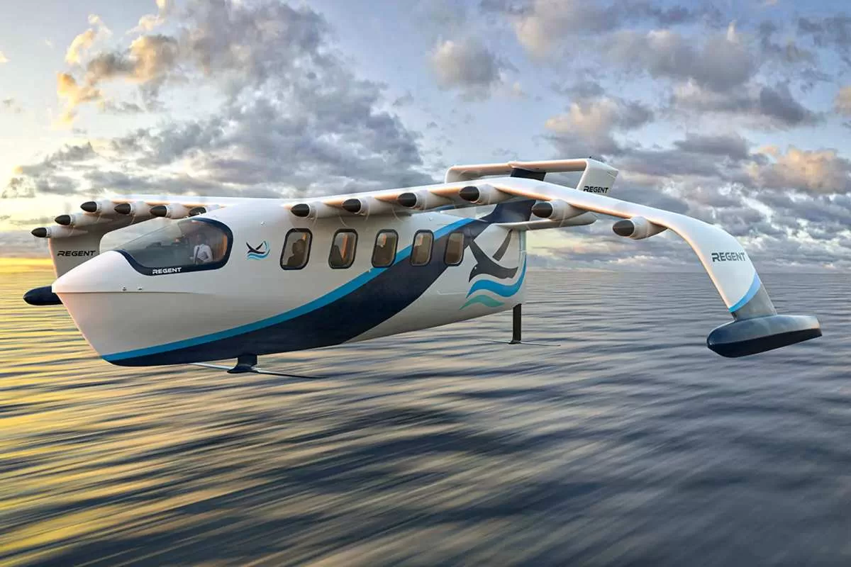 Startup estadounidense completa con éxito la primera prueba con pasajeros reales de su prototipo de planeador marino eléctrico