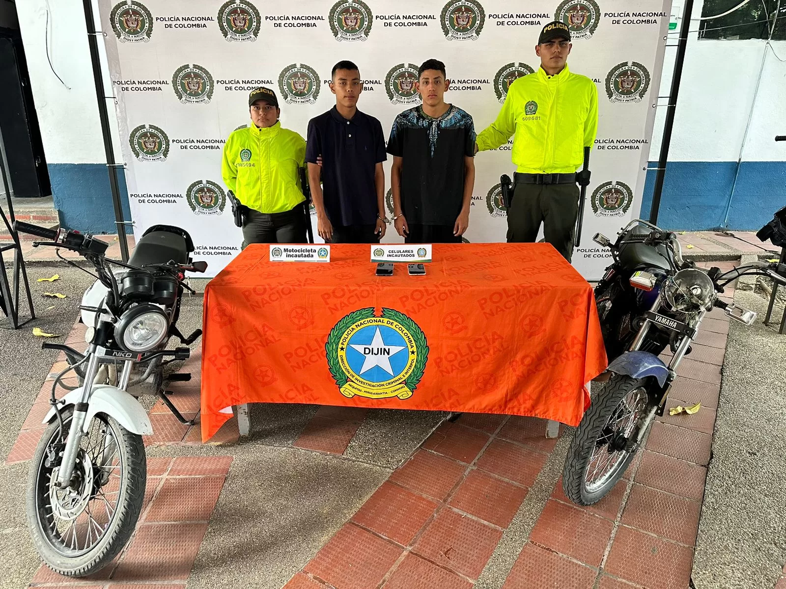 A la cárcel fueron enviados «Gansito» y «Pulsarete», responsables de la mayoría de los hurtos a personas y motocicletas en el corredor ecológico de Villavicencio