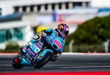 David Alonso flaqueó en el GP de Brasil, pero sumó sus primeros puntos en el Mundial de Moto2 tras terminar en el top-5