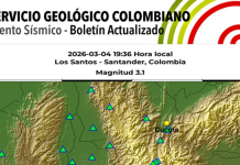 Fuerte temblor hoy en Colombia | Servicio Geológico Colombiano reportó un nuevo sismo de magnitud 4.0; aquí los detalles del epicentro y más