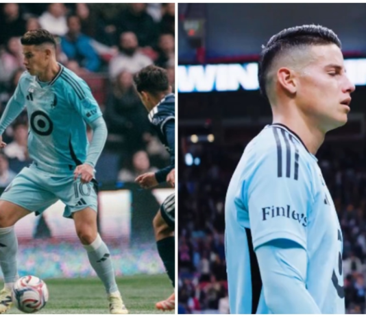 James Rodríguez se pronunció tras su debut en el Minnesota United contra Vancouver Whitecaps: ‘Fue duro entrar así’