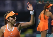 Video del momento en el que María Camila Osorio recibe desplante de su rival Katerina Siniakova en el Miami Open
