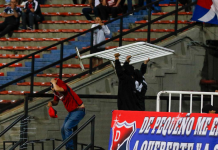 Incidentes entre fanáticos obligaron a suspender temporalmente el juego Medellín vs. Junior, en el estadio Atanasio Girardot: video