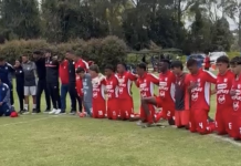 Video | Santa Fe envía mensaje solidario para Santiago Castrillón, jugador de Millonarios que se desvaneció en la cancha