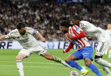 Real Madrid logró un sufrido triunfo contra el Atlético y no le pierde el paso al Barcelona en la Liga: los goles del derbi