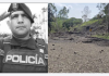 La vía Panamericana quedó con un gran cráter, luego de explosión de un artefacto al paso de patrulla de Policía: ¿quién era el uniformado asesinado?