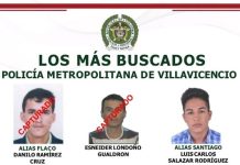 LA LÍNEA SEGURA ESTÁ DISPONIBLE PARA RECIBIR INFORMACIÓN SOBRE LOS DELINCUENTES MÁS BUSCADOS EN VILLAVICENCIO