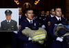 Así fue el emotivo homenaje que le rindió el Cuerpo de Bomberos de Medellín a Iván Darío Posada tras su muerte combatiendo un incendio en La Toscana