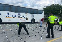 Hallan 227 frascos de ketamina en bus intermunicipal: Policía descubre caleta en vehículo que cubría la ruta Ipiales-Medellín