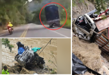 Este es el video del momento exacto en el que un camión pierde el control y salta al río Cauca