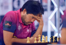 Ajedrecistas Hikaru Nakamura rompe récord: se demoró 67 minutos en mover un peón, error que le costó la partida