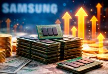 Samsung aplicó un nuevo aumento del 30% en los precios de la DRAM
