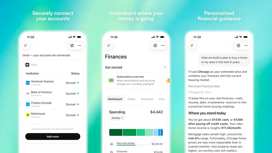 ChatGPT-estrena-una-seccion-de-Finanzas-para-conectar-cuentas-bancarias