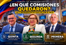 Así quedaron las fichas del Meta en el Congreso: estas son las comisiones de Carreño, Mayusa y Castellanos