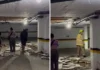 Desplome parcial del techo de parqueadero en Medellín genera temor tras sismo reciente