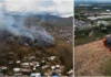 Incendio forestal en Yumbo avanza hacia zonas residenciales; Bomberos logran contener el 40% del siniestro
