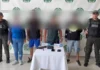 Four extortionists posing as gang members arrested in Bucaramanga and Piedecuesta after terrorizing local merchants