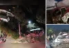 Camión descontrolado arrastra varios vehículos y se estrella contra vivienda en Girón, dejando un muerto y seis heridos