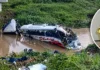 Tragedia en el Cesar: el bus de Kbeto Zuleta se estrella al Río Ariguaní y deja dos muertos