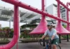 ¿Por qué el icónico monumento Las Trompetas de Niche luce de color rosado? La Alcaldía de Cali ordena investigación