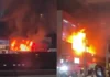 Incendio de gran magnitud consume varios locales comerciales cerca del centro comercial La Plazuela en Cartagena
