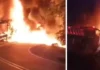 Grave accidente y incendio en la vía Anapoima-Apulo moviliza a emergencias en Cundinamarca